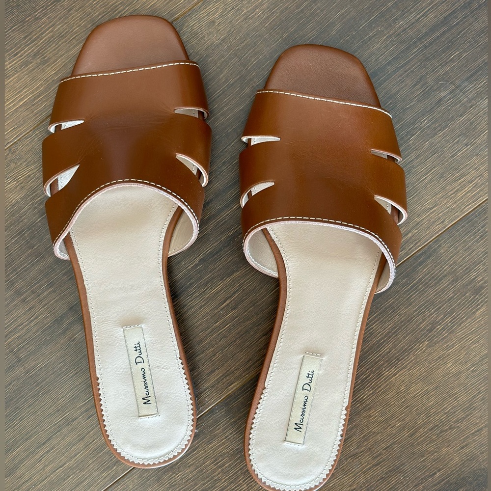 Massimo Dutti leather sandals